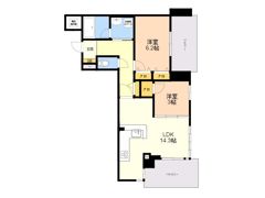 アメックス大濠タワーの間取り画像