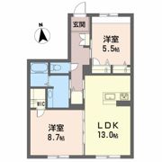 クオレール針田の間取り画像