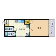 ハイネスしんわの間取り画像
