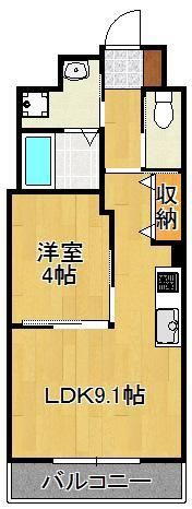 ソレイユ・ルヴァン赤坂の間取り画像