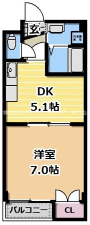 アッシュ ドゥ エスペランスの間取り画像