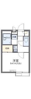 レオパレスルミエール馬場の間取り画像