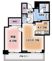 グランドメゾン新梅田タワーTHE CLUB RESIDENCEの間取り画像