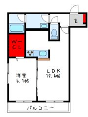 シャーメゾンHanaの間取り画像