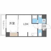 Halu江坂東の間取り画像
