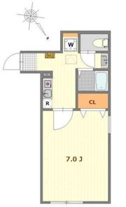 ポモドーロ町屋の間取り画像