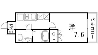 エポック弓木の間取り画像