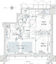 ブランズタワー御堂筋本町の間取り画像