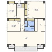 オーラムアルジャン阿波座の間取り画像