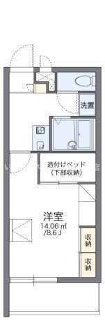 レオパレスアーバンパレスⅡの間取り画像