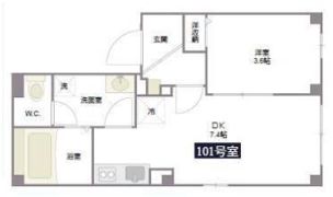 ベルメゾンⅡの間取り画像