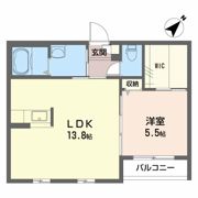 シャーメゾンさくら B棟の間取り画像