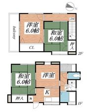 さいたま市浦和区瀬ヶ崎一丁目戸建の間取り画像
