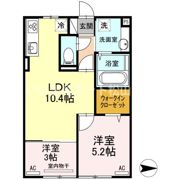 ベルレージュの間取り画像