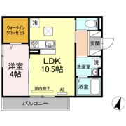 プレーゴ東雲本町の間取り画像