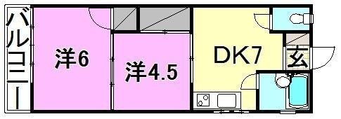 グレース道後今市の間取り画像
