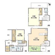 上目黒4丁目貸家の間取り画像