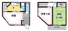 池田南町貸家の間取り画像