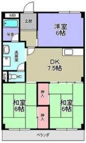 アーバン牧の原の間取り画像