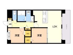 LIBTH上牟田EASTの間取り画像