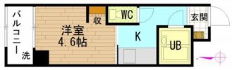 カーサ東雲の間取り画像