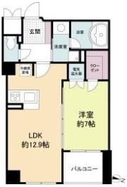 グレンパーク梅田北の間取り画像