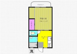 ビューラー大久保Aの間取り画像
