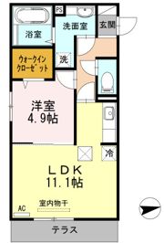 グランドソレイユ荒尾の間取り画像