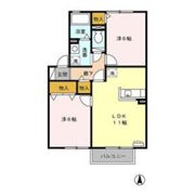 セジュールB棟の間取り画像