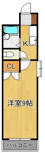 第9エルザビルの間取り画像