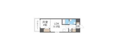 La CASA新北野の間取り画像