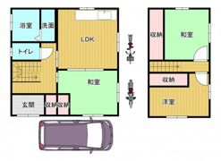 川内戸建て C棟の間取り画像