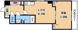 CITY SPIRE浜大津駅前の間取り画像