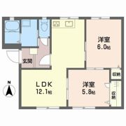 フレグランス関谷 A棟の間取り画像