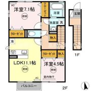 サンシャイン前田 A棟の間取り画像