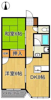 サンシティ小石の間取り画像