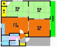 ディアスフィールドC棟の間取り画像