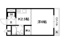 メゾン市川壱番館の間取り画像