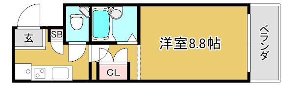 アヴァンセクール道正町の間取り画像