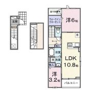 カーサ・プリ―トの間取り画像