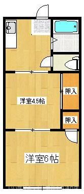 サンライフ松本D棟の間取り画像