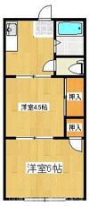サンライフ松本D棟の間取り画像
