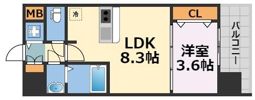 スワンズシティ大阪エスクレアの間取り画像