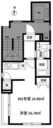 アマビーレ中野本町4丁目の間取り画像