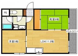 アコード庚午北の間取り画像