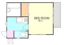 ハイツ霞ヶ丘の間取り画像