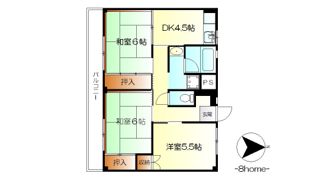 ビレッジハウス宮ヶ迫2号棟の間取り画像