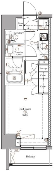 ディップス西川口の間取り画像