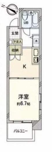 パークノヴァ伊勢佐木長者町の間取り画像