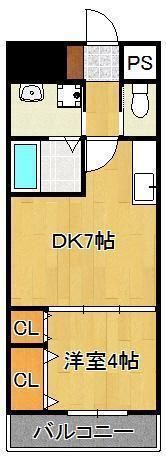 プルーム下到津の間取り画像